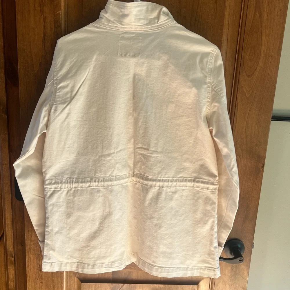 Goodthreads Women's Cream Utility Jacket - Picture 3 of 4